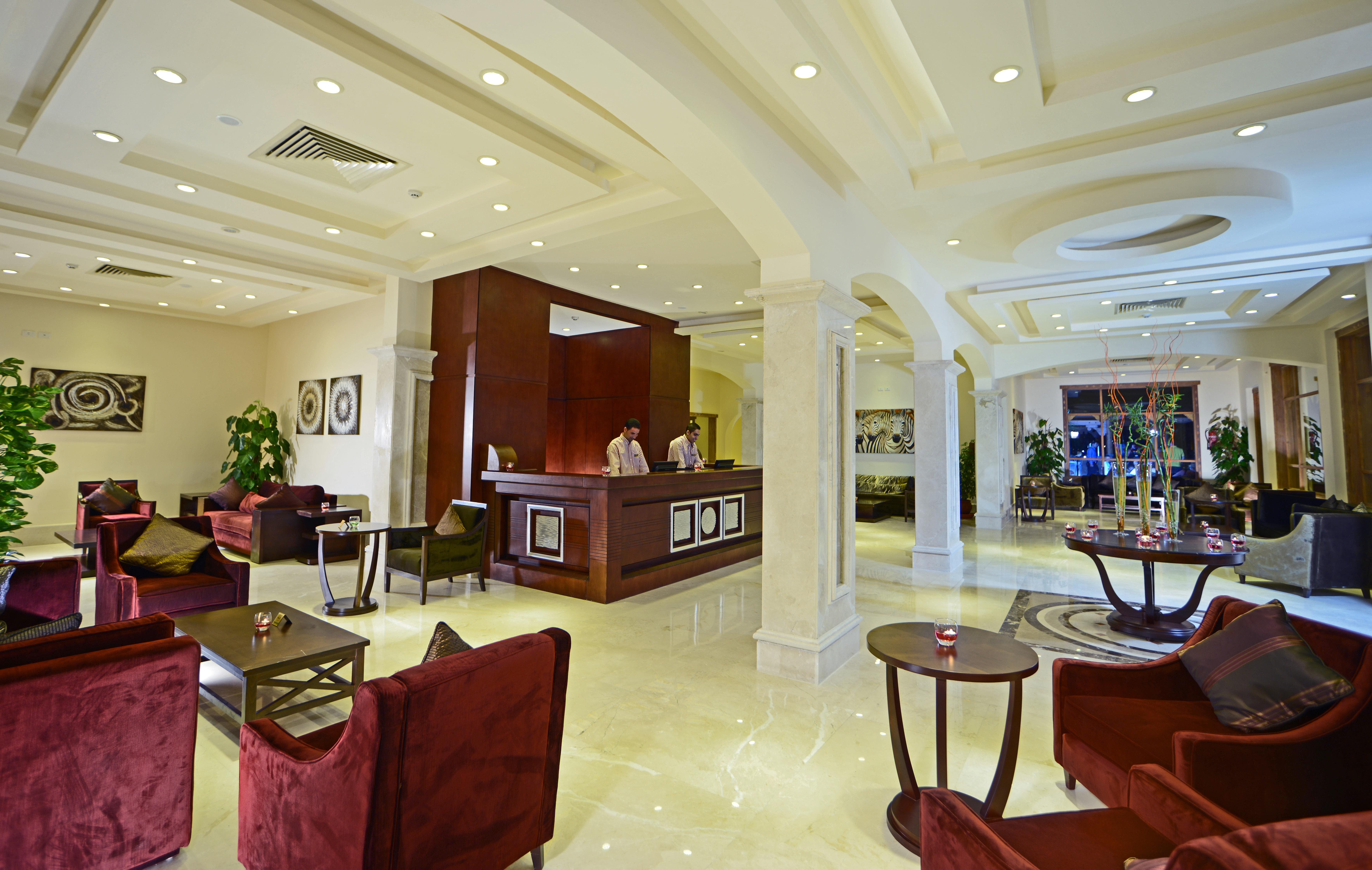 Готель Charmillion Club Aquapark Шарм-еш-Шейх Екстер'єр фото Lobby